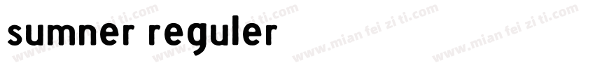 sumner reguler字体转换
